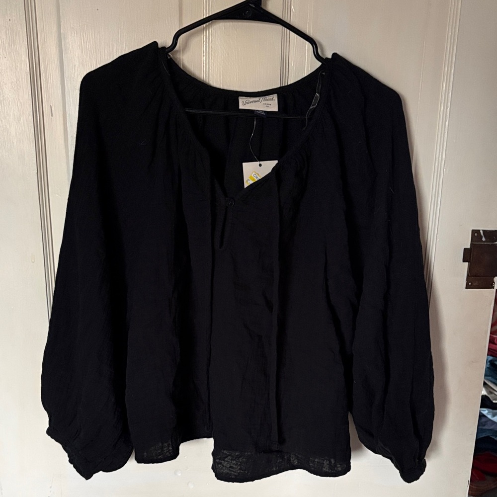 Target Universal Thread Women's Black Blouse